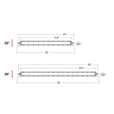 RIGID Industries RIGID Industries SAE Compliant SR-SRS 30" Light Bar - Black Lighting