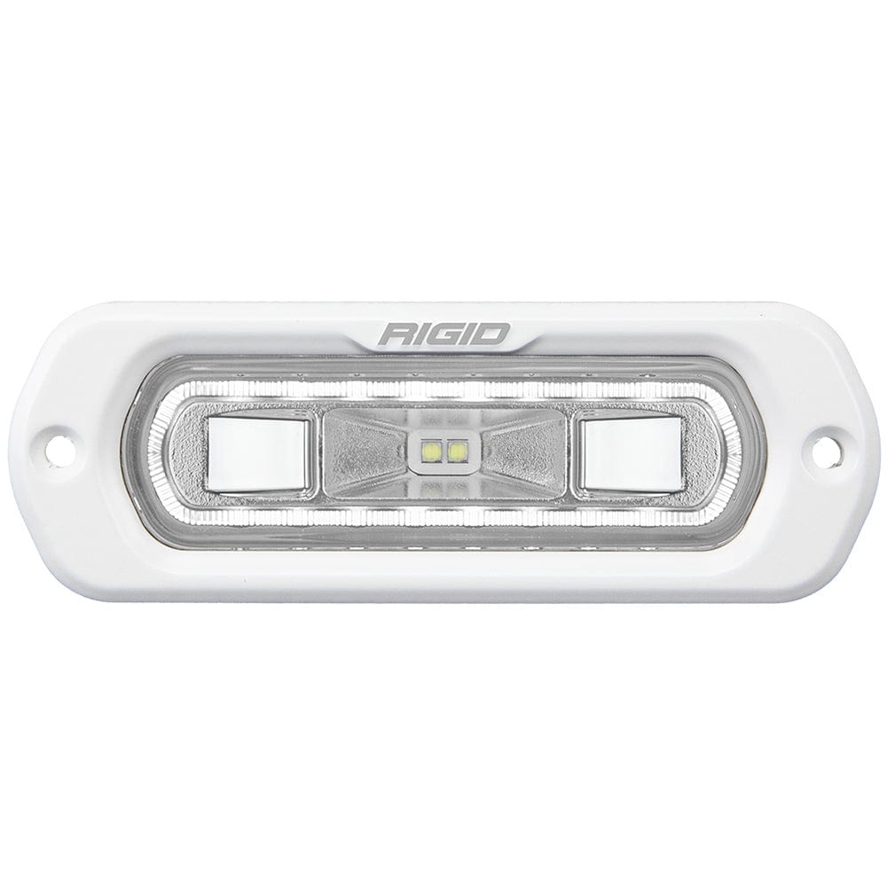 RIGID Industries RIGID Industries SR-L Series Marine Spreader Light - White Flush Mount - White Light w/White Halo Lighting