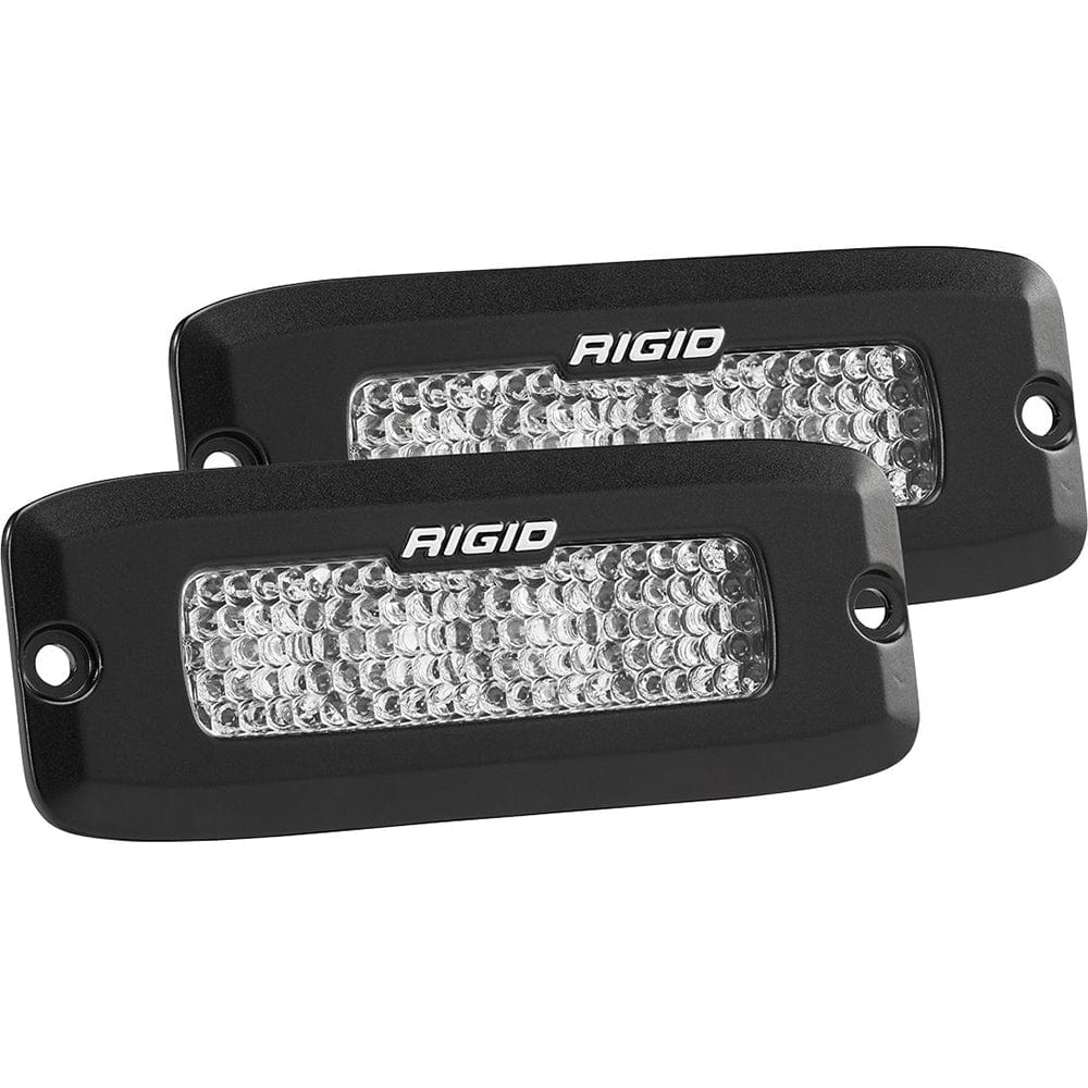 RIGID Industries RIGID Industries SR-Q Series PRO Spot Diffused LED - Flush Mount - Pair - Black Lighting