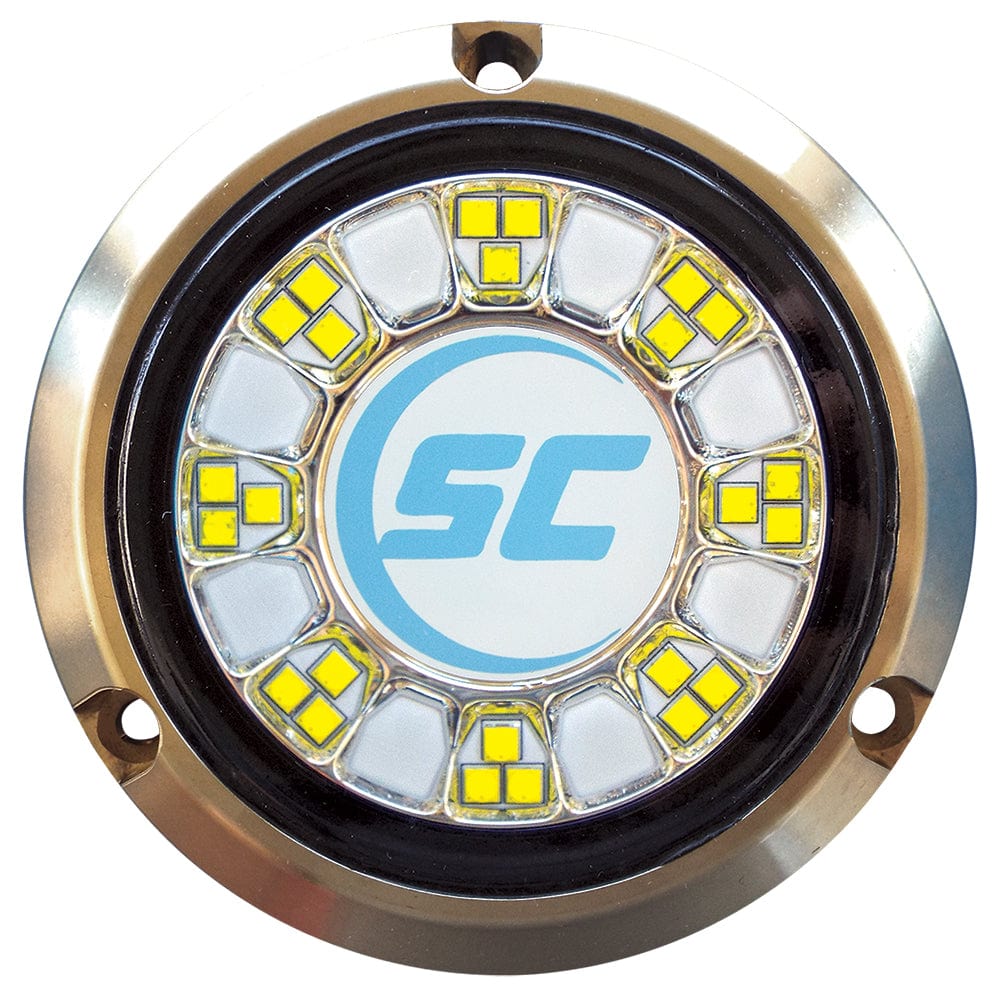 Shadow-Caster LED Lighting Shadow-Caster SCR-24 Bronze Underwater Light - 24 LEDs - Bimini Blue/Great White Lighting