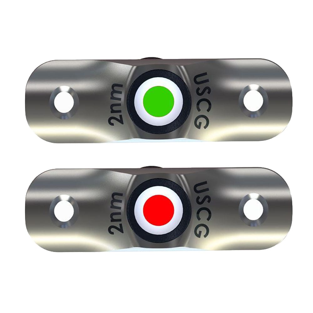 TACO Marine TACO Rub Rail Mounted LED Navigation Light Set - 2-1/2" Lighting