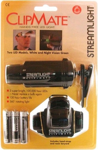 Streamlight Streamlight Clipmate Black - 3-ulta-bright White Led's << Lights And Accessories