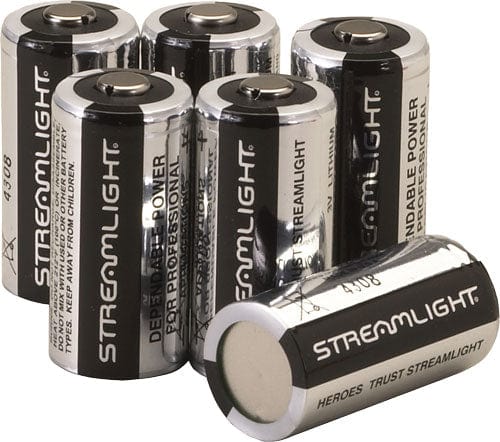 Streamlight Streamlight Cr123a Batteries - Lithium 6-pack Lights And Accessories