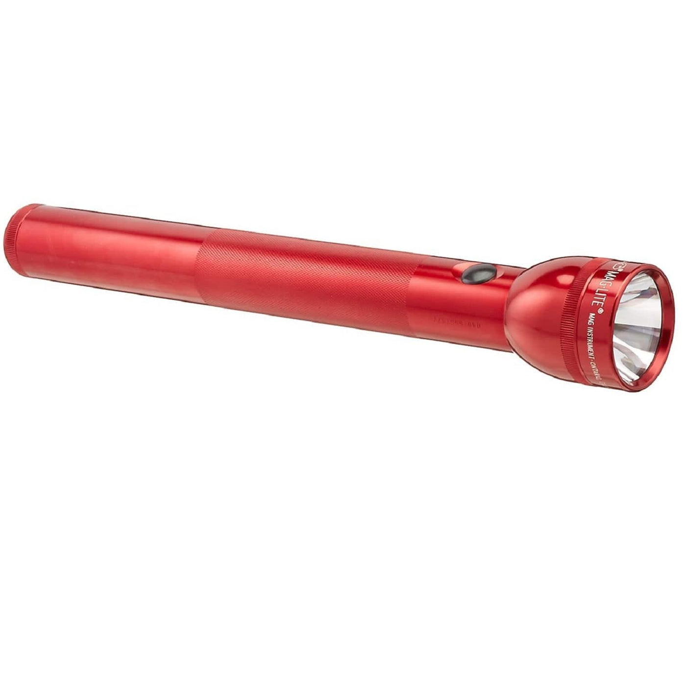 Maglite Maglite Heavy-Duty Incandescent 3-Cell D Flashlight Black Red / 4 Lights