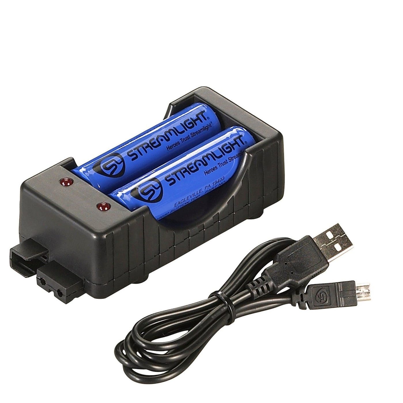 Streamlight Streamlight 18650 Button Top Li-Ion Battery/Charger-USB Only Lights