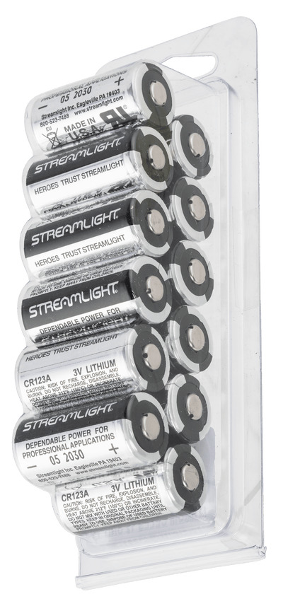 Streamlight Streamlight CR123 Lithium Batteries 12 Pack Lights