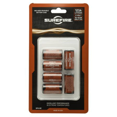 SureFire SureFire 6 Sf123A Batteries w Holder Clamshell Package Lights