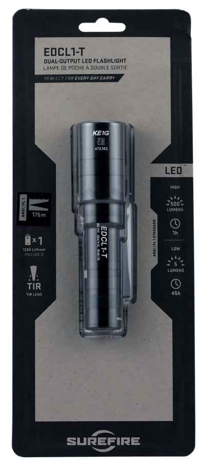 SureFire SureFire EDCL1T Dual Output Everyday Carry LED Flashlight Lights