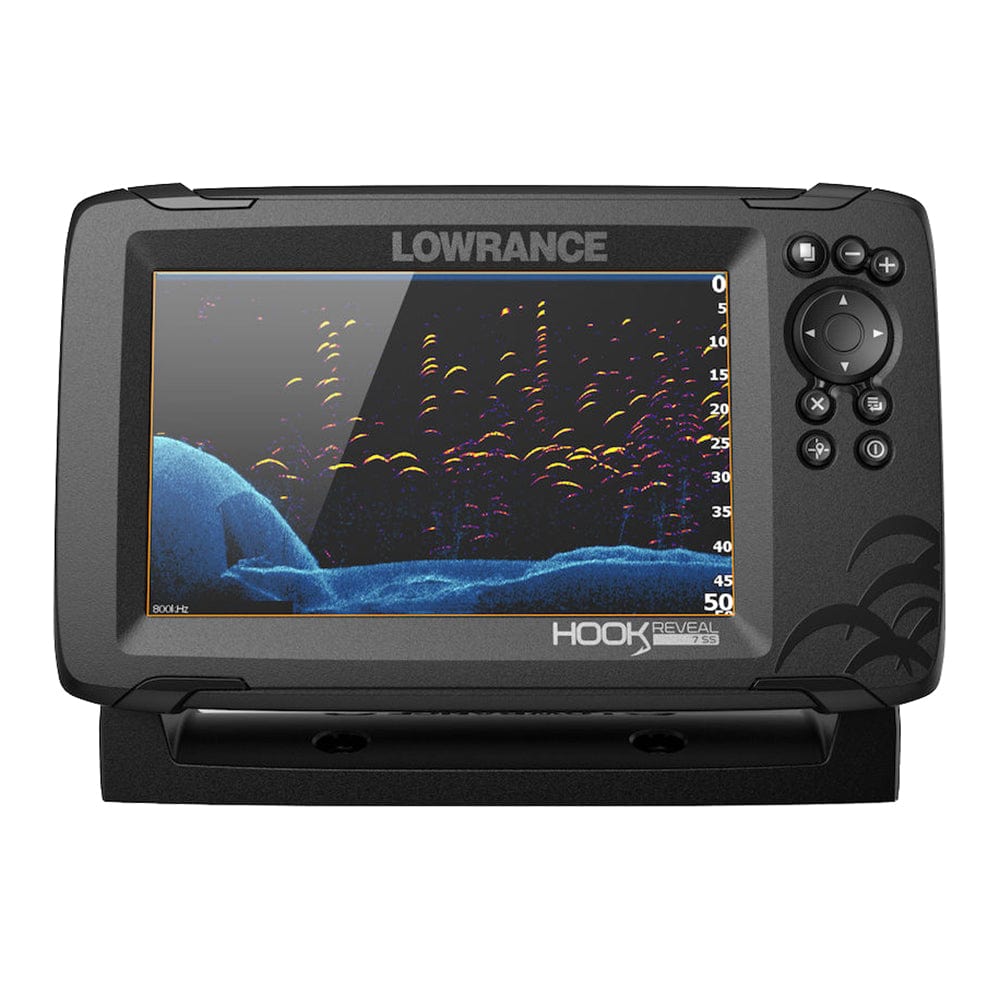 Lowrance Lowrance HOOK Reveal 7 Chartplotter/Fishfinder w/SplitShot Transom Mount Transducer & US Inland Charts Marine Navigation & Instruments