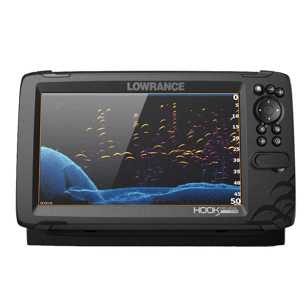 Lowrance Lowrance HOOK Reveal 9 Chartplotter/Fishfinder w/TripleShot Transom Mount Transducer & US Inland Charts Marine Navigation & Instruments