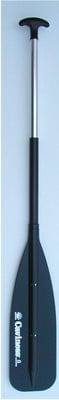 Caviness Caviness Synthetic  Aluminum Paddle 4 foot Tgrip Black Marine And Water Sports