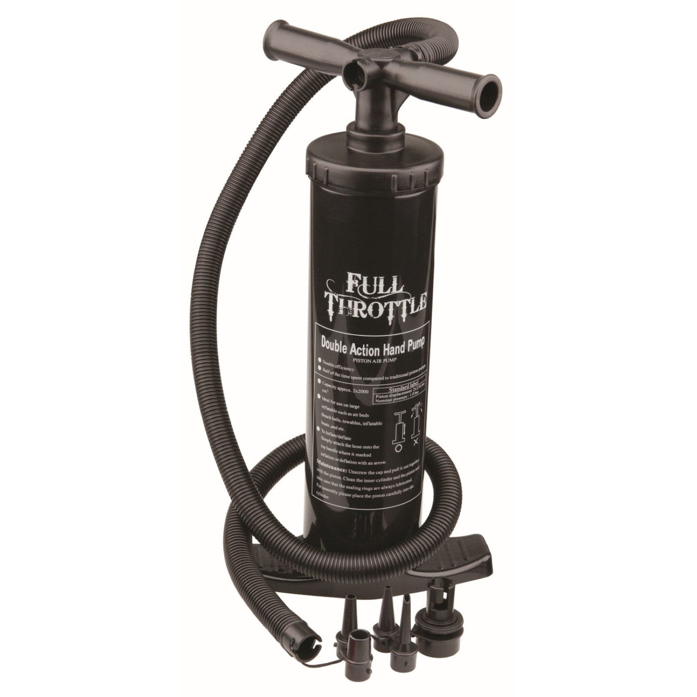 Full Throttle Full Throttle Dual Action Hand Pump Marine And Water Sports