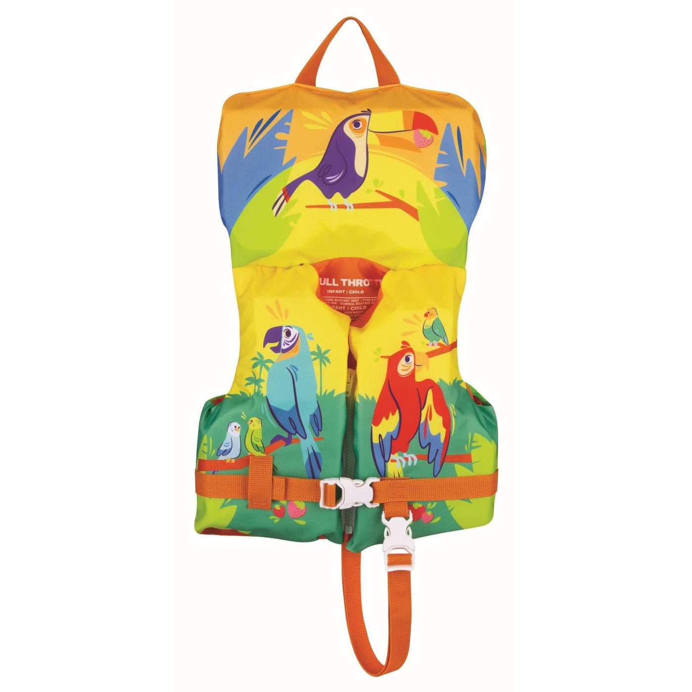 Full Throttle Full Throttle Infant Child Character Life Jacket Toucan Marine And Water Sports