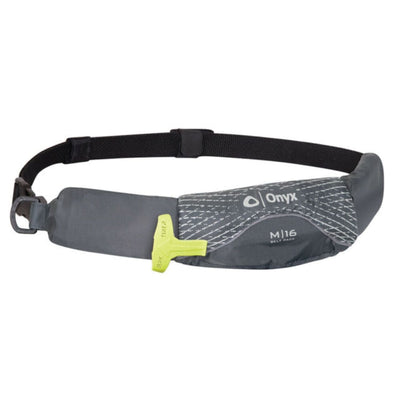 Onyx Onyx M-16 Manual Belt Pack IPFD Grey Marine And Water Sports
