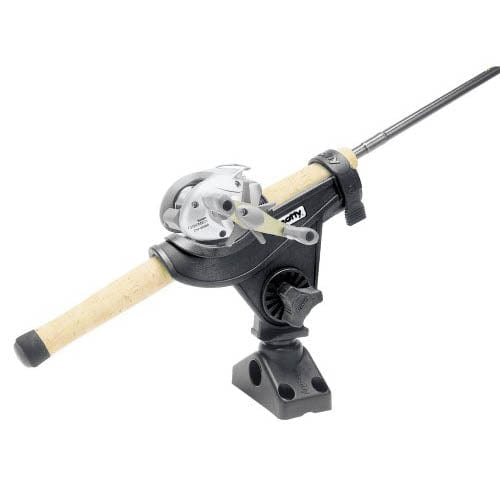 Scotty Scotty Baitcast/Spin Rod Holder Black w/ 241 Side/Deck Mnt Marine And Water Sports