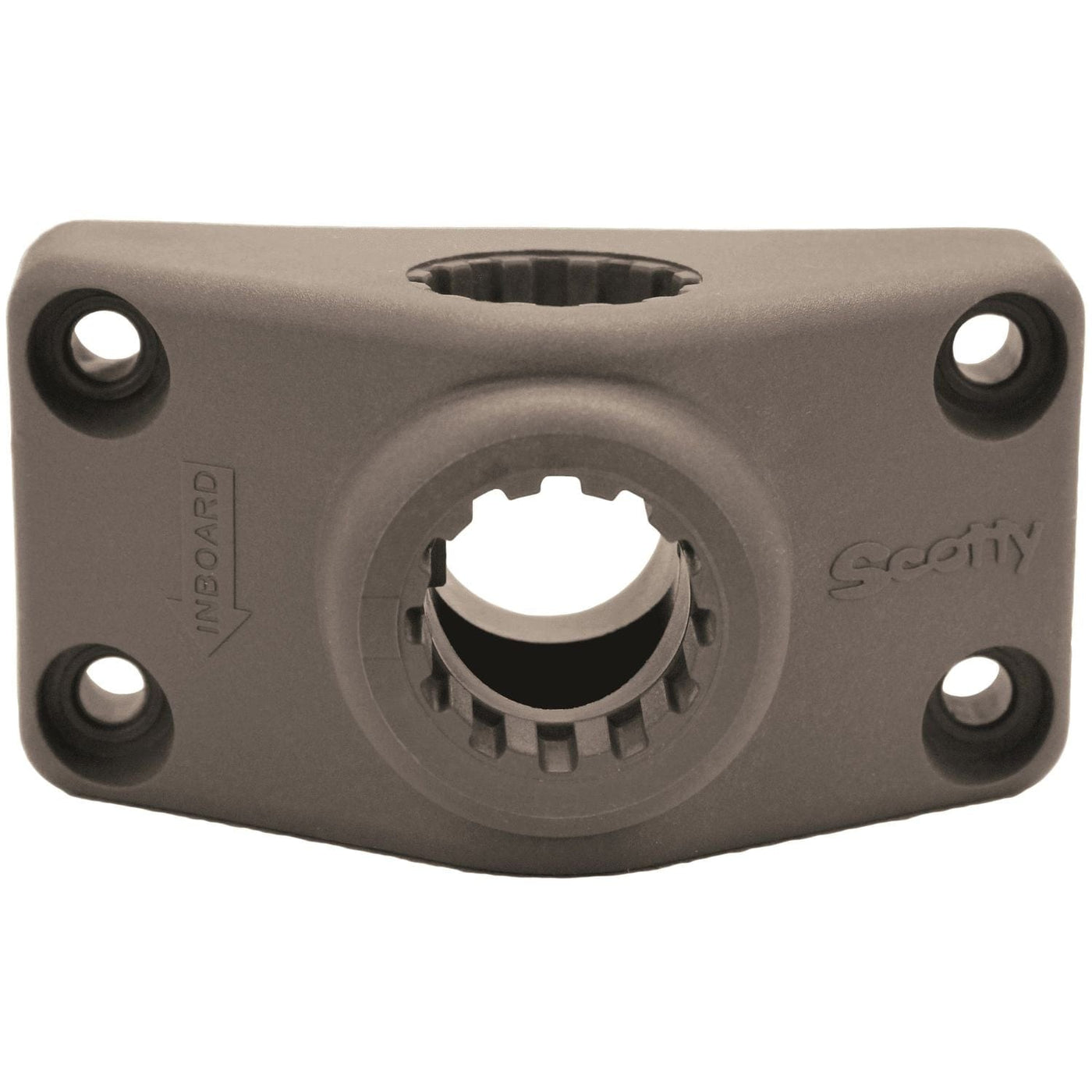 Scotty Scotty Gray Side-Deck Mounting Bracket Marine And Water Sports