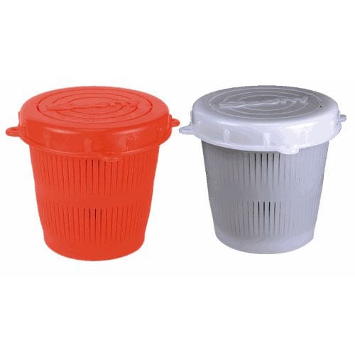 Scotty Scotty Vented Crab Diner Bait Jar c/w Lid 1/2 Litre  Red Marine And Water Sports