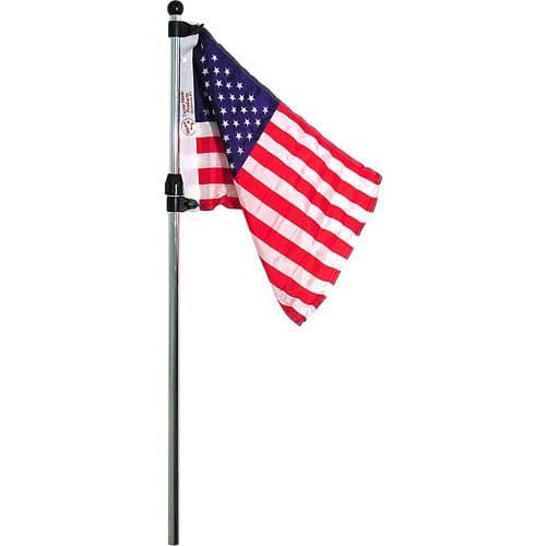 SeaSense SeaSense Flag Pole W/Us Flag Telescoping Marine And Water Sports