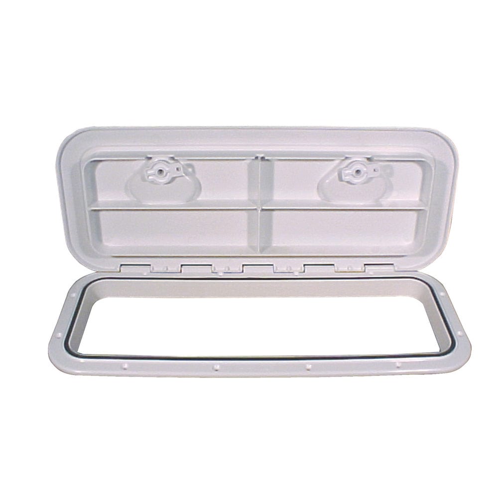 Beckson Marine Beckson 10x24" Flush Hatch Horizontal or Vertical - White Marine Hardware