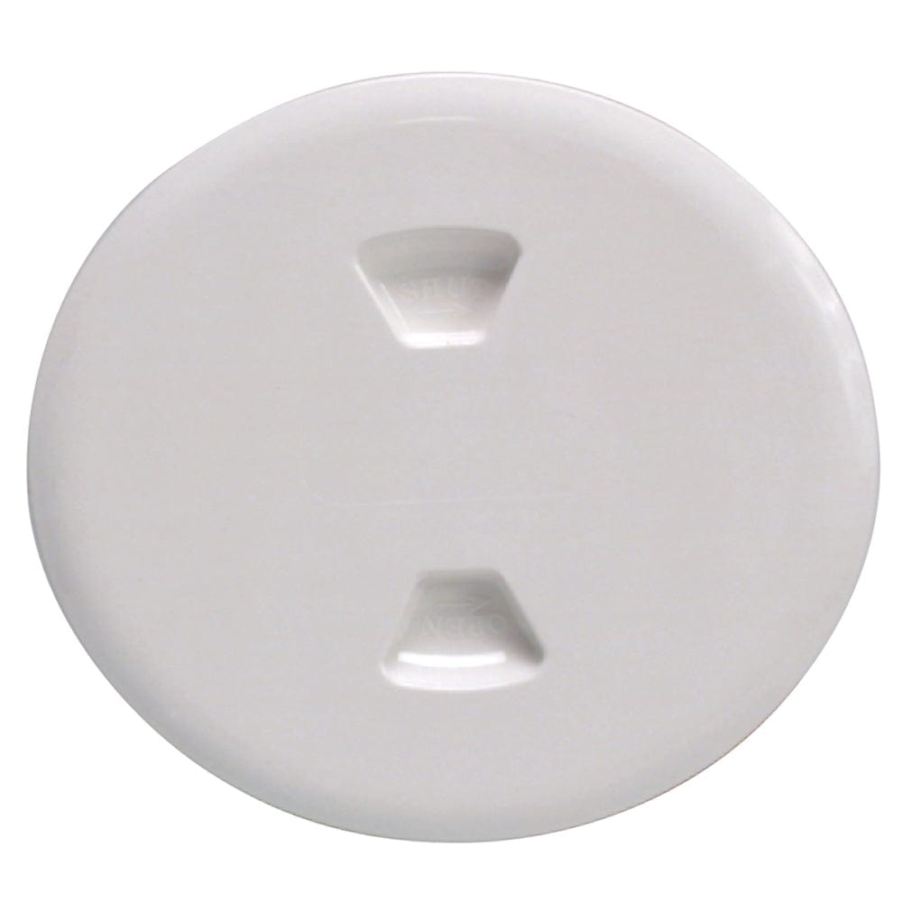 Beckson Marine Beckson 5" Twist-Out Deck Plate - White Marine Hardware