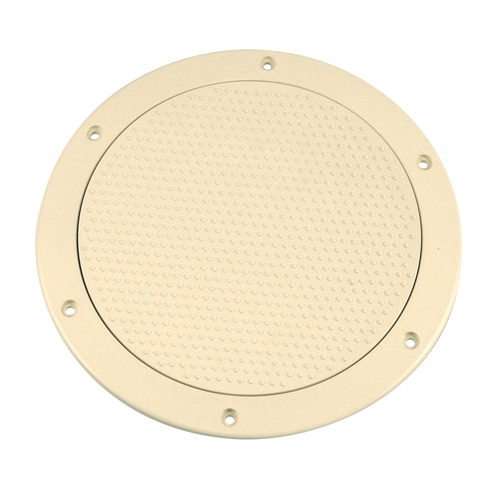 Beckson Marine Beckson 6" Non-Skid Screw-Out Deck Plate - Beige Marine Hardware