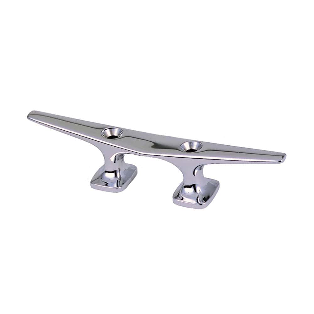 Perko Perko 6.5" Open Base Cleat - Chrome Plated Zinc Marine Hardware