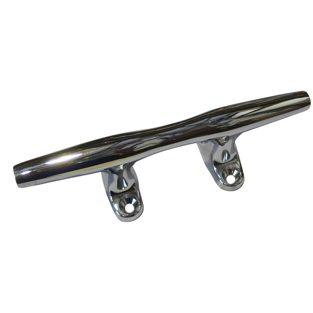 Perko Perko 8" Open Base Cleat - Chrome Plated Zinc Marine Hardware