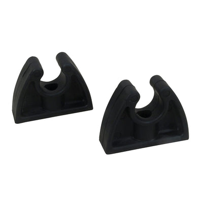 Perko Perko Pole Storage Clips - Black - Pair Marine Hardware