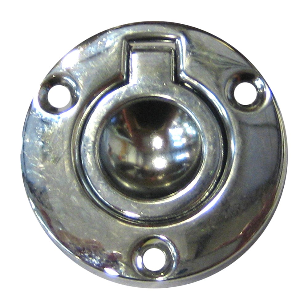 Perko Perko Round Flush Ring Pull - 2" - Chrome Plated Zinc Marine Hardware