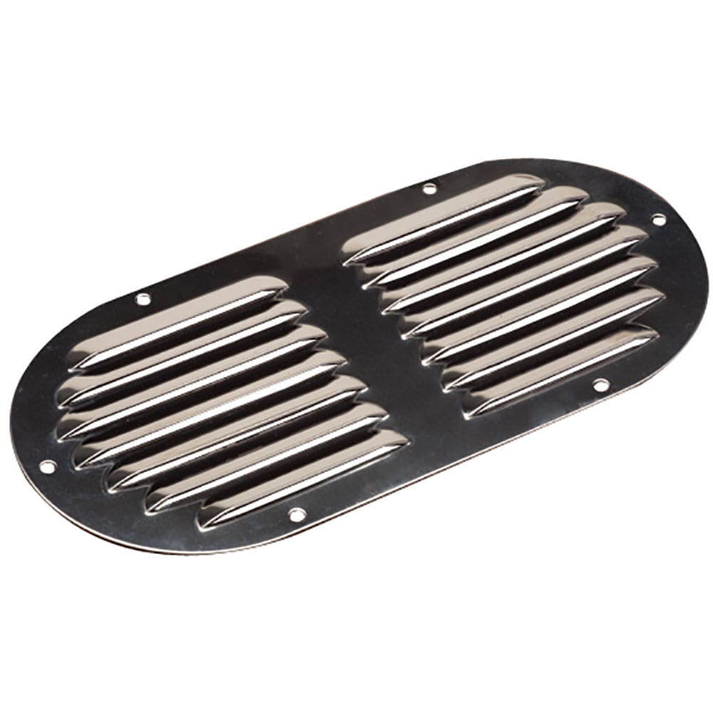 Sea-Dog Sea-Dog Stainless Steel Louvered Vent - Oval - 9-1/8" x 4-5/8" Marine Hardware