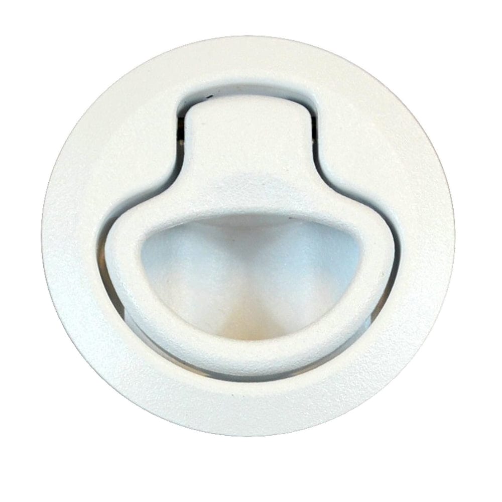 Southco Southco Flush Pull Latch - Pull To Open - Non-Locking White Plastic Marine Hardware