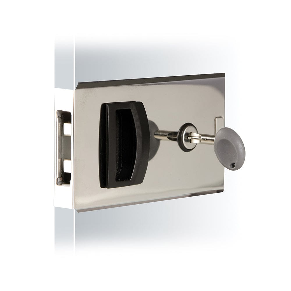 Southco Southco Flush Sliding Door Latch - Square - Aluminum Marine Hardware