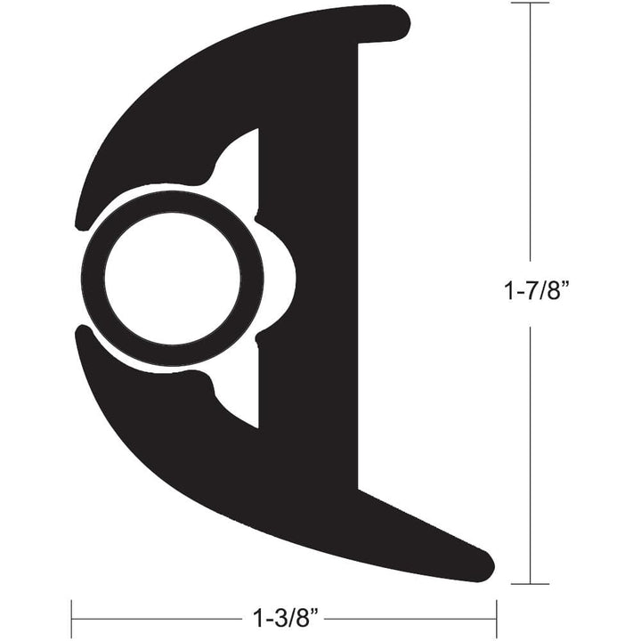 TACO Marine TACO Flex Vinyl Rub Rail Kit - Black w/Black Insert - 50&