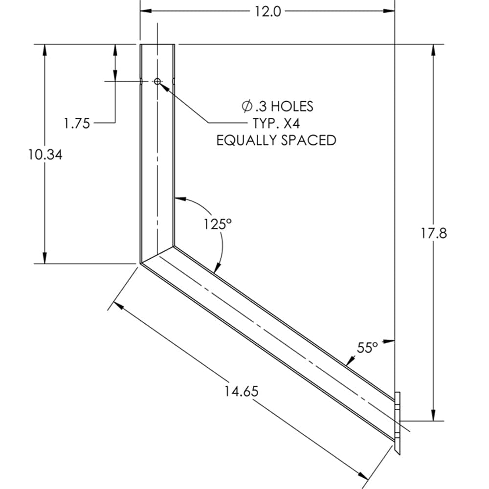 TACO Marine TACO Stainless Steel Table Column Marine Hardware