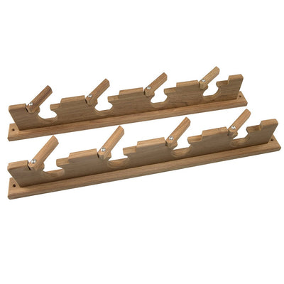 Whitecap Whitecap Teak Lock-In Four-Rod Storage Rack Marine Hardware