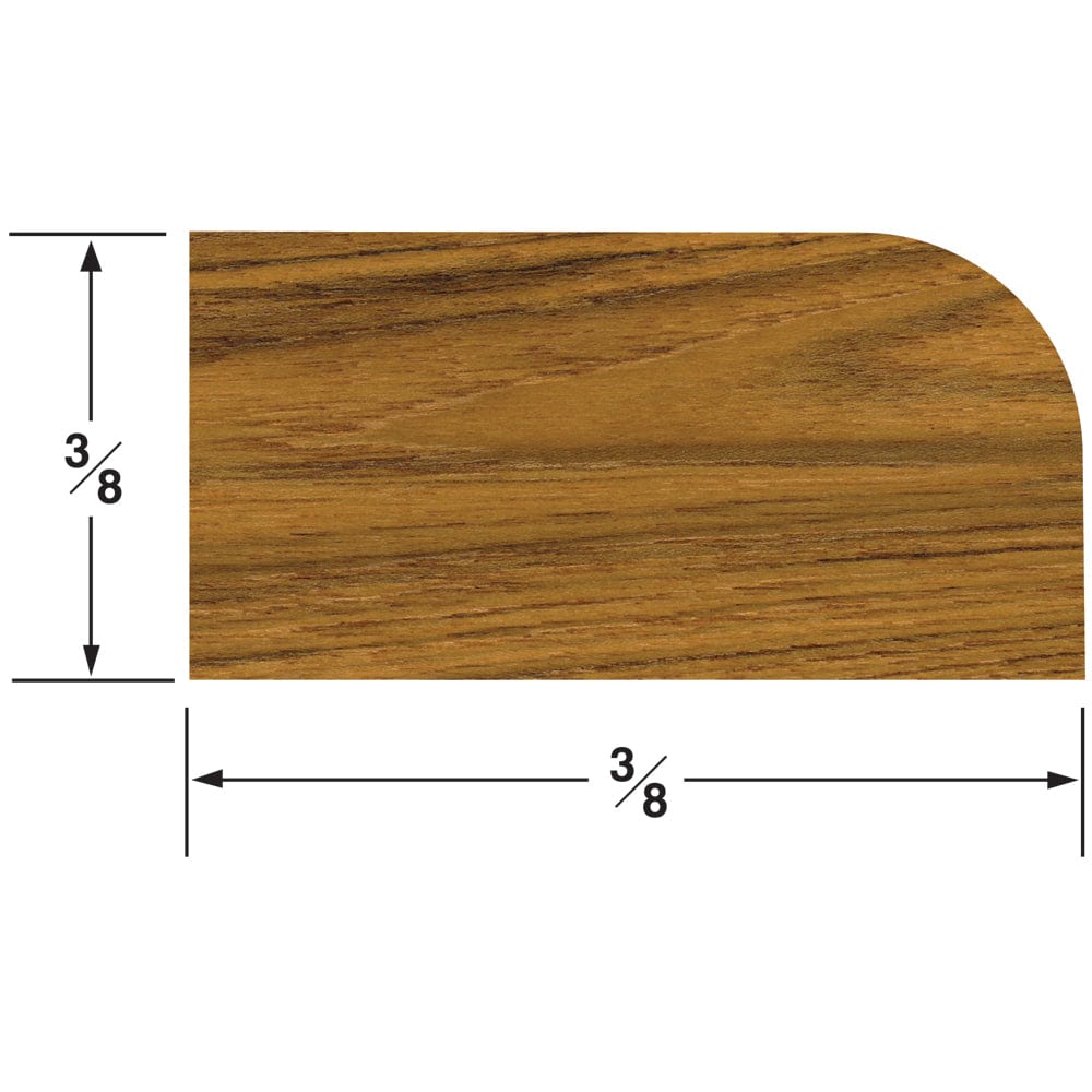 Whitecap Whitecap Teak Stop Molding Small - 5' Marine Hardware