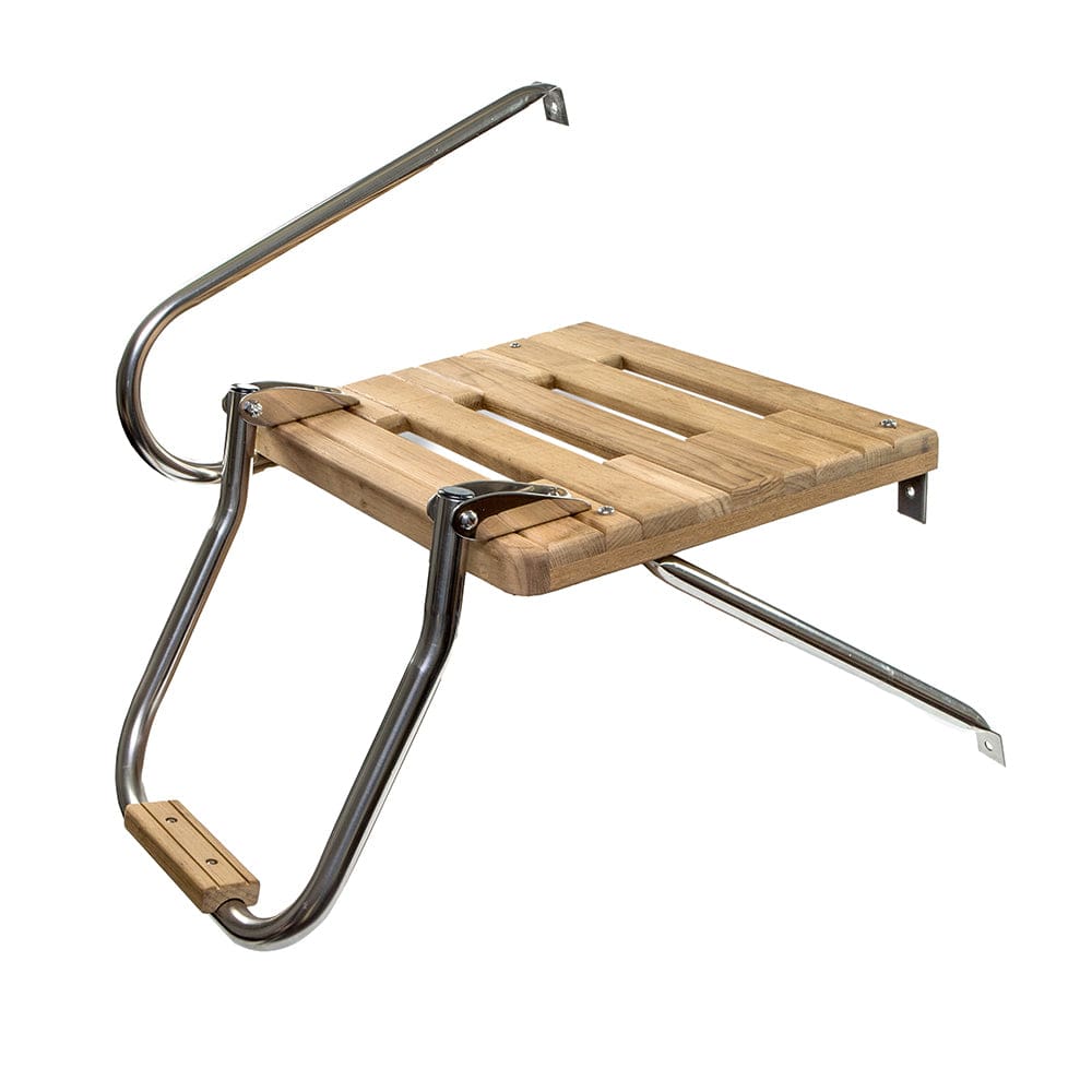 Whitecap Whitecap Teak Swim Platform w/Ladder f/Outboard Motors Marine Hardware