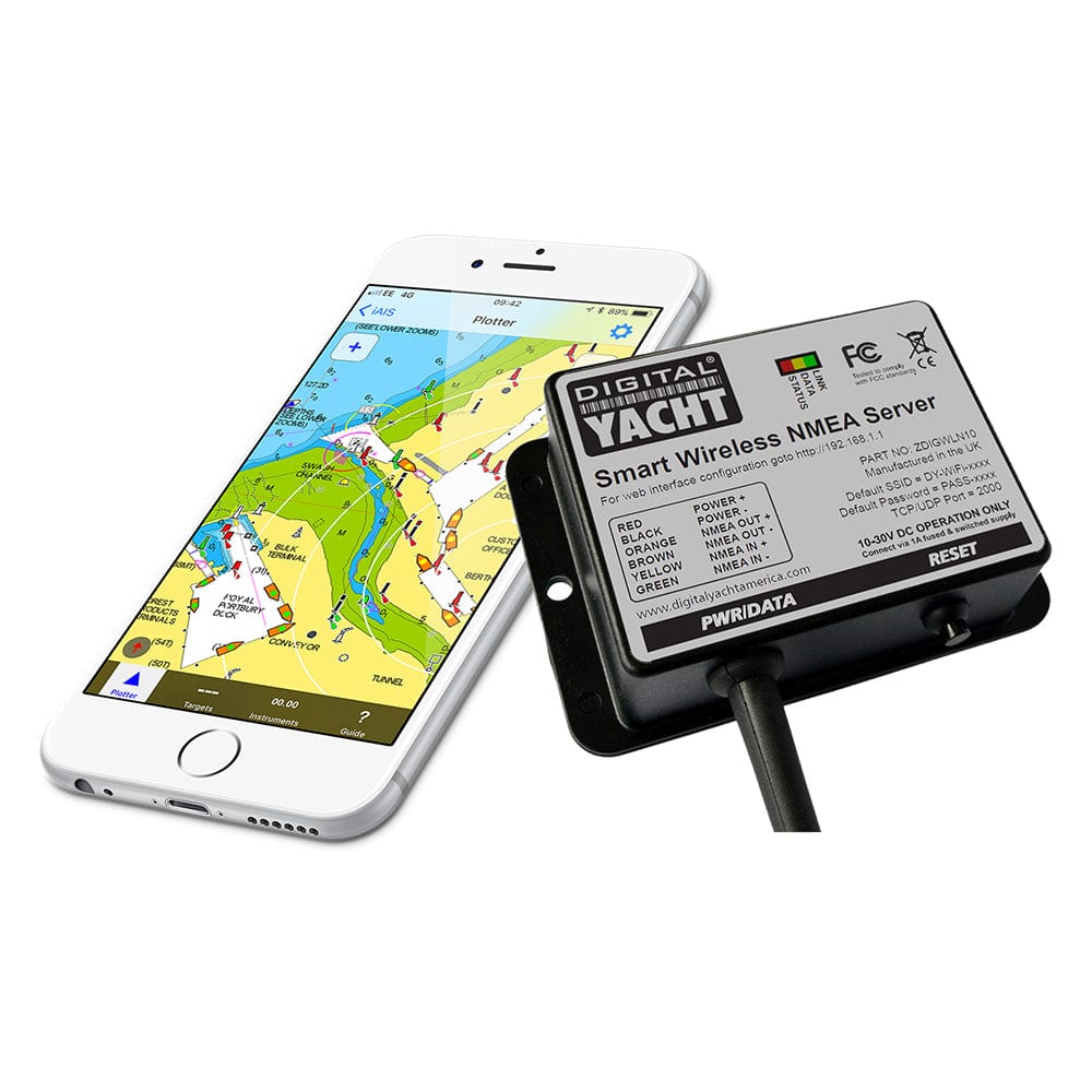 Digital Yacht Digital Yacht WLN10 Smart NMEA to WiFi Converter - 4800 Baud Marine Navigation & Instruments