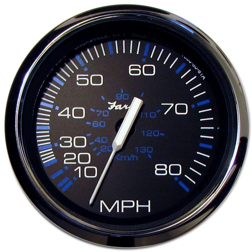 Faria Beede Instruments Faria Chesapeake Black 4" Speedometer - 80MPH (Pitot) Marine Navigation & Instruments