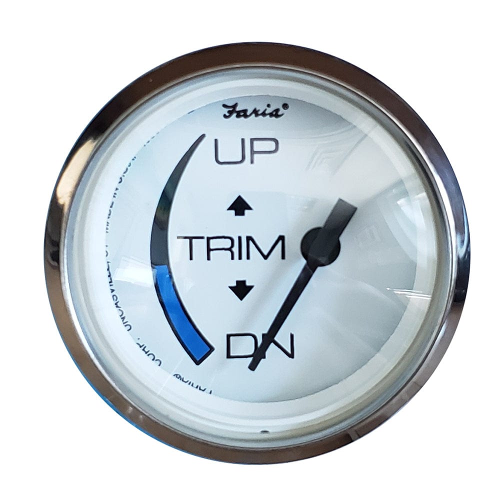 Faria Beede Instruments Faria Chesapeake White SS 2" Trim Gauge f/Honda Engines Marine Navigation & Instruments