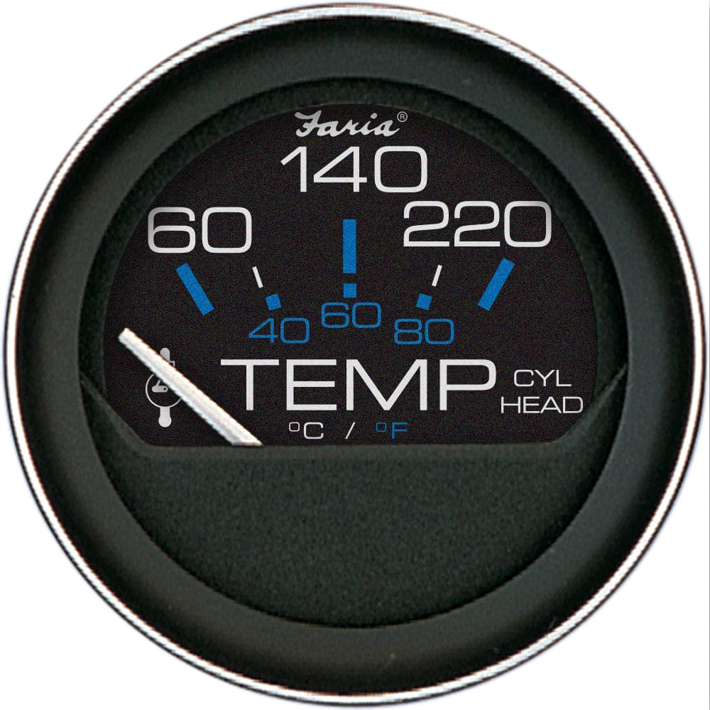 Faria Beede Instruments Faria Coral 2" Cylinder Head Temperature Gauge (60-120° F) w/Sender Marine Navigation & Instruments