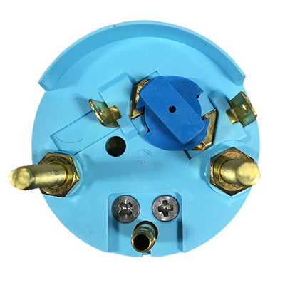 Faria Beede Instruments Faria Euro Black 2" Water Pressure Gauge (60 PSI) Marine Navigation & Instruments