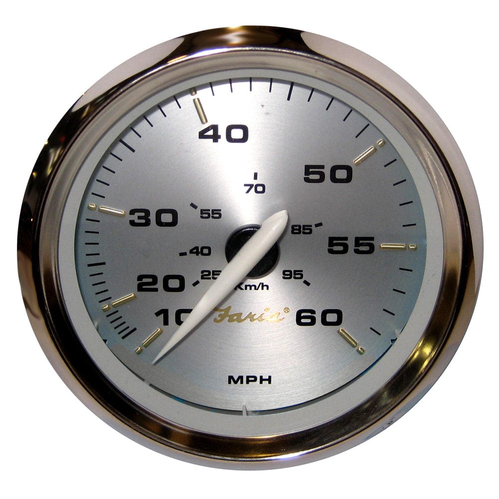 Faria Beede Instruments Faria Kronos 4" Speedometer - 60MPH (Mechanical) Marine Navigation & Instruments