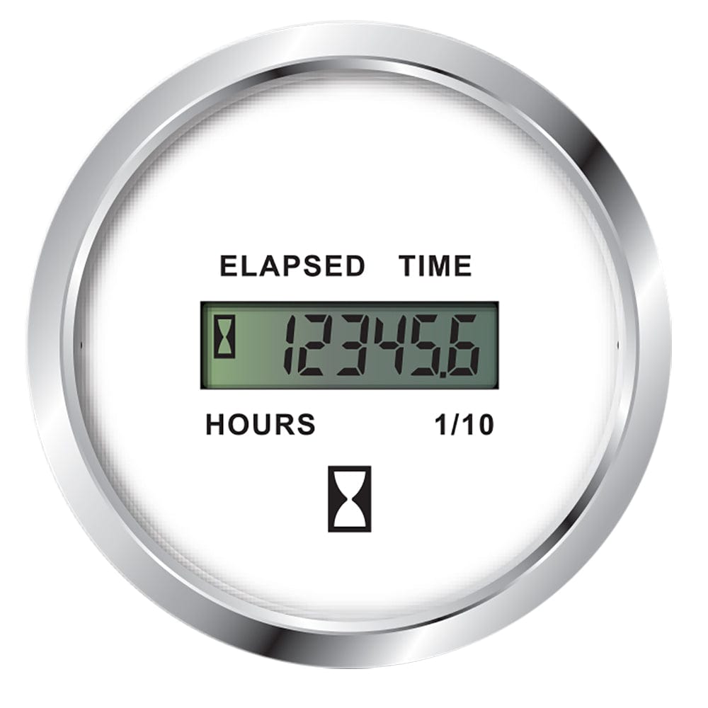 Faria Beede Instruments Faria Newport SS 2" Digital Hourmeter Marine Navigation & Instruments