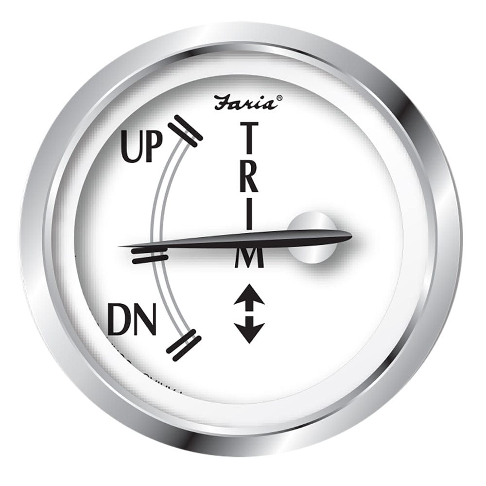 Faria Beede Instruments Faria Newport SS 2" Trim Gauge f/J/E/Suzuki Outboards Marine Navigation & Instruments