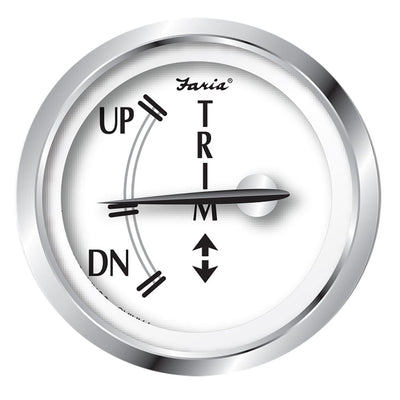 Faria Beede Instruments Faria Newport SS 2" Trim Gauge f/J/E/Suzuki Outboards Marine Navigation & Instruments
