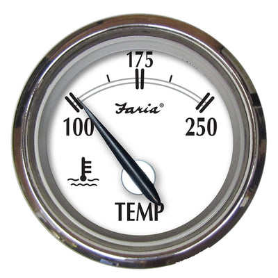 Faria Beede Instruments Faria Newport SS 2" Water Temperature Gauge - 100° to 250° F Marine Navigation & Instruments