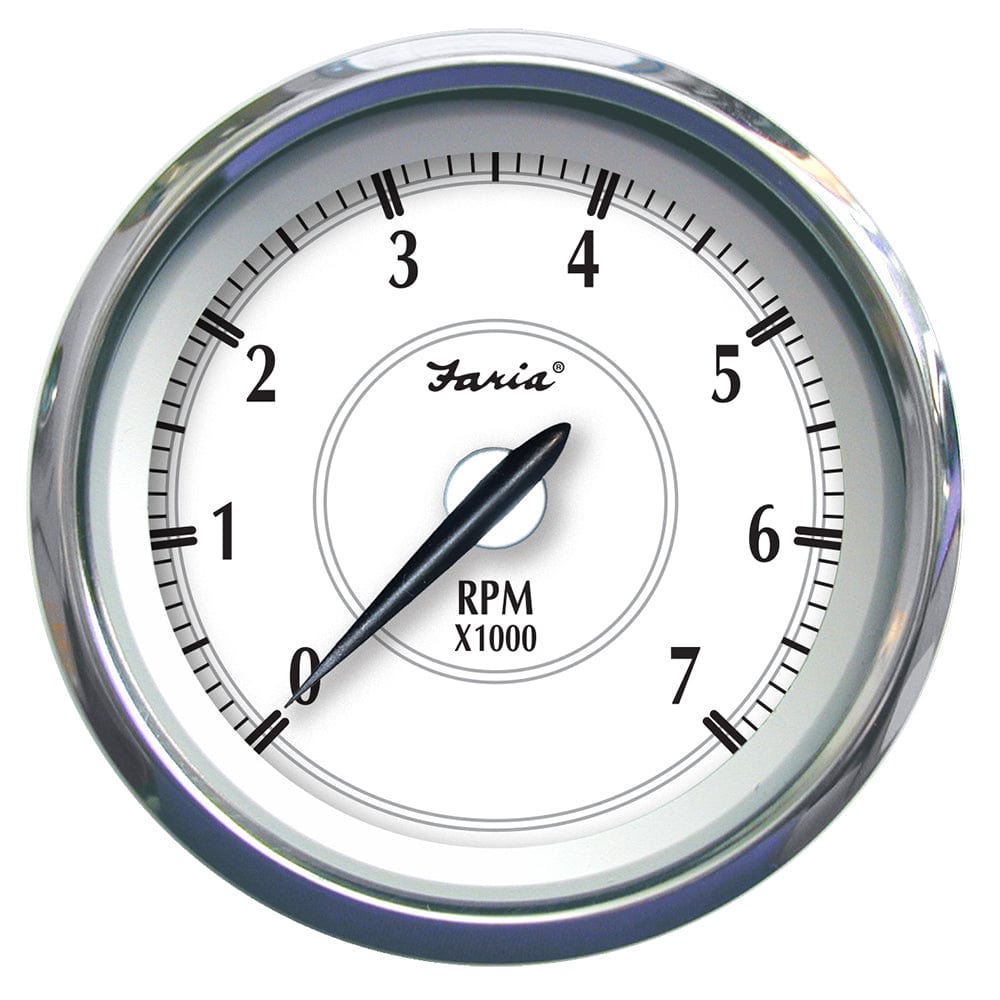 Faria Beede Instruments Faria Newport SS 4" Tachometer f/Gas Outboard - 7000 RPM Marine Navigation & Instruments