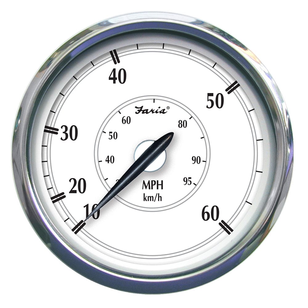 Faria Beede Instruments Faria Newport SS 5" Speedometer - 0 to 60 MPH Marine Navigation & Instruments