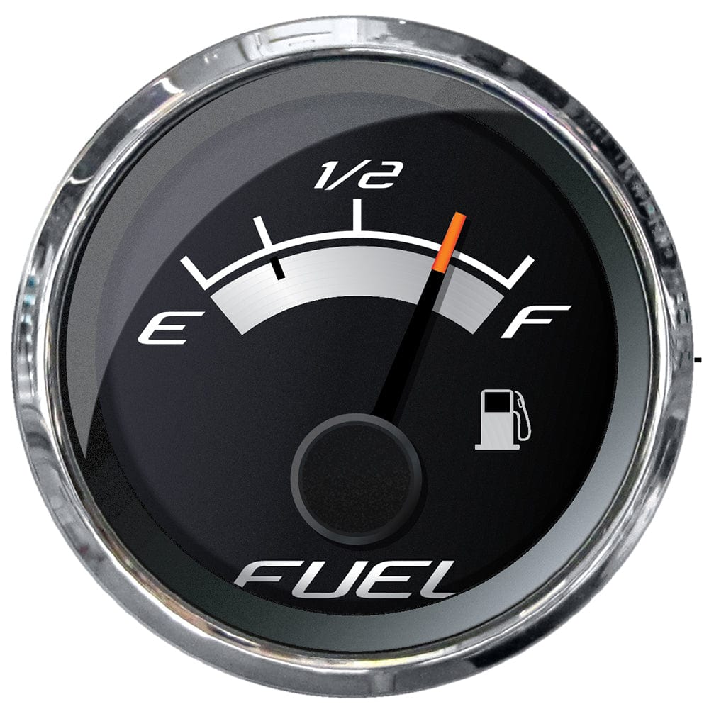 Faria Beede Instruments Faria Platinum 2" Fuel Level Gauge (E-1/2-F) Marine Navigation & Instruments